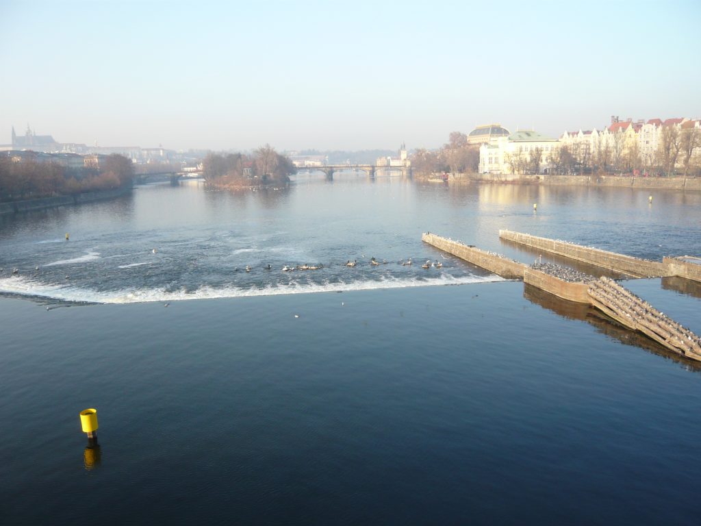 Vltava v centru Prahy